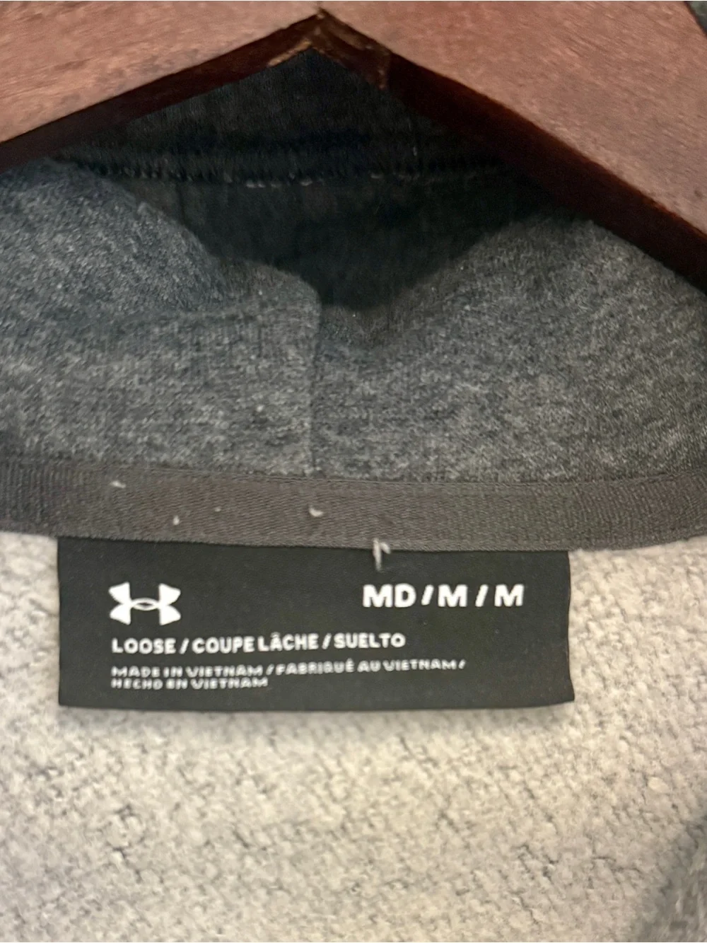 Notre Dame Under Armour Hoodie – Gray/Green